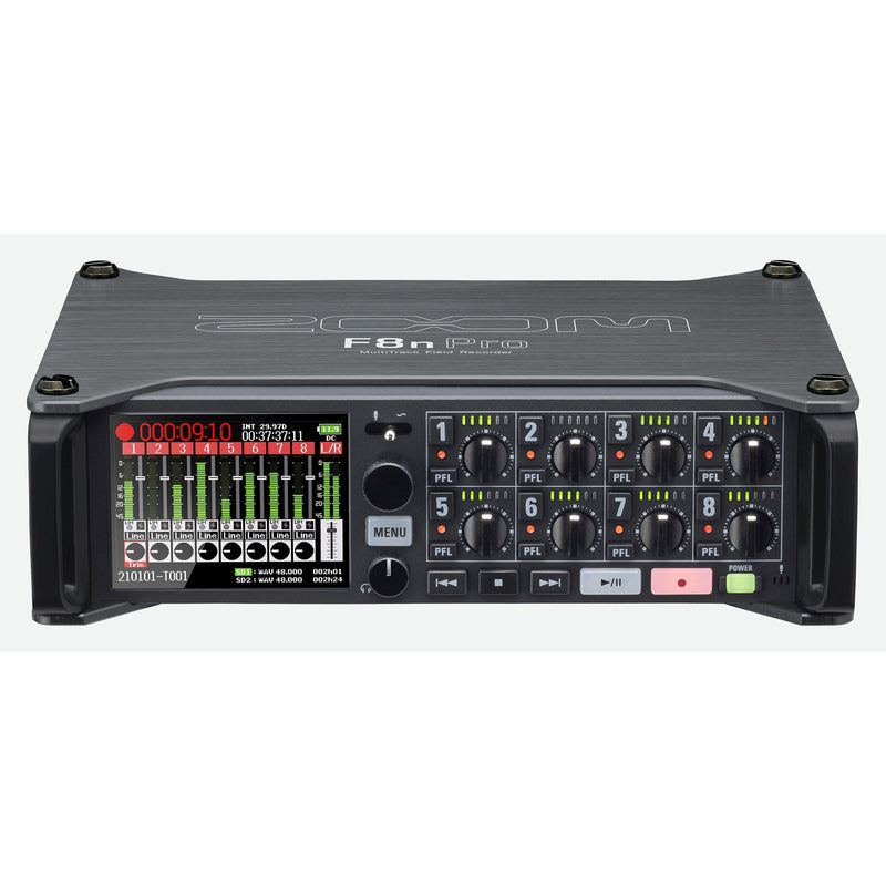 Zoom F8N Pro 10-Track Professional 32-Bit Float Field Recorder