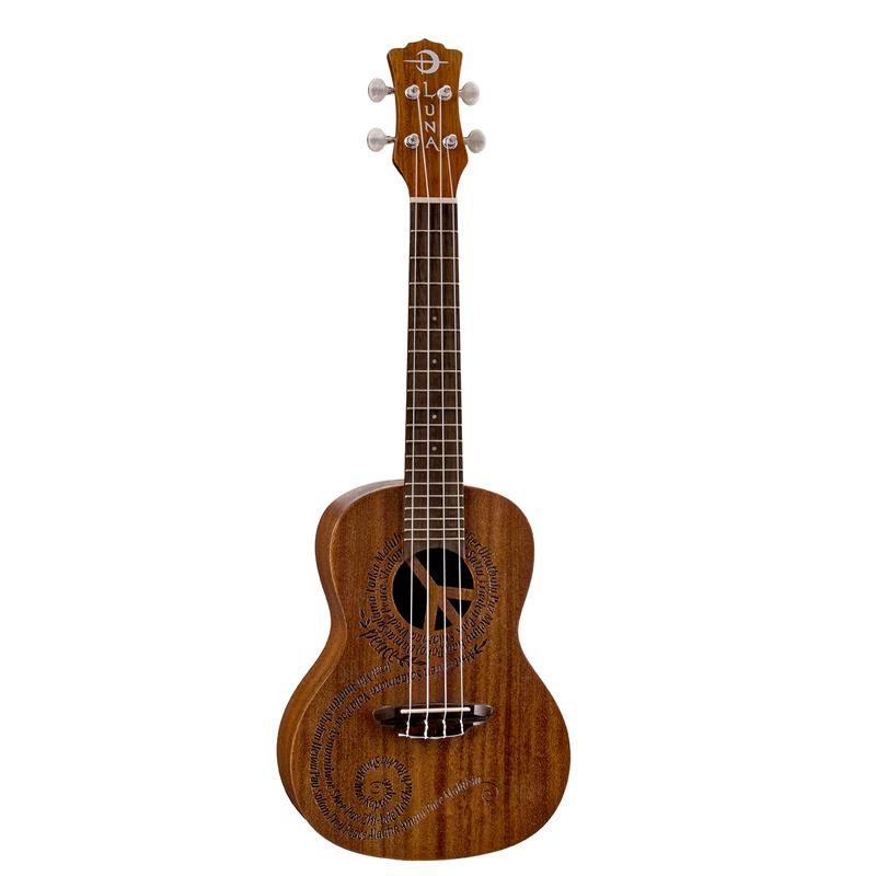 Luna Uke Maluhia Concert Ukulele w/Gigbag - Used