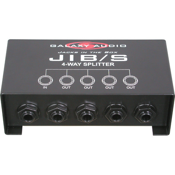 Galaxy Audio JIB/S 4-Way TRS 1/4 inch Audio Splitter Box - Used