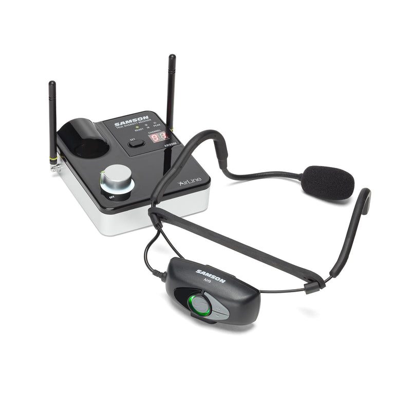 Samson Airline 99m AH9 Wireless Fitness Microphone w/QE Headset - K - Used
