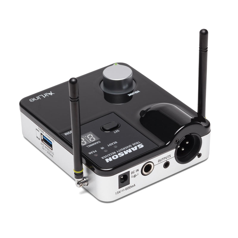 Samson Airline 99m AH9 Wireless Fitness Microphone w/QE Headset - K - Used
