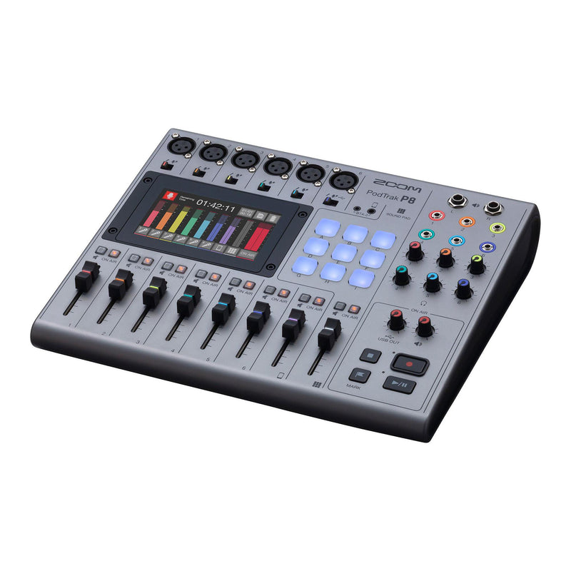 Zoom PodTrak P8 8-Channel Podcasting Workstation Mixer - Used