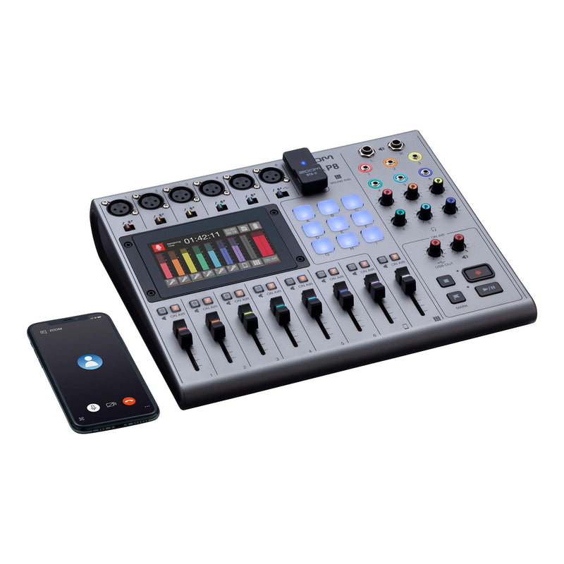 Zoom PodTrak P8 8-Channel Podcasting Workstation Mixer - Used
