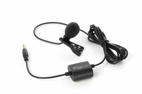 IK Multimedia iRig Mic Lav Lavalier Microphone for iPhone/iPad/Android - Used
