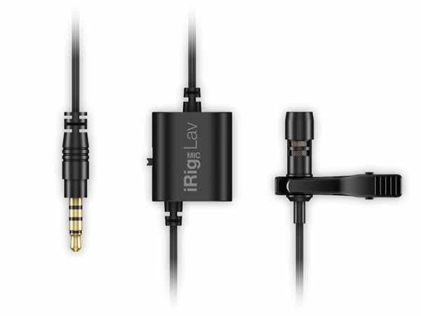 IK Multimedia iRig Mic Lav Lavalier Microphone for iPhone/iPad/Android - Used