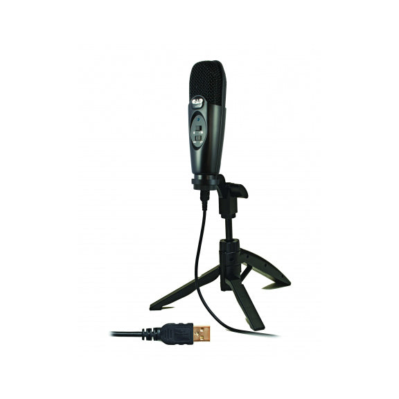 CAD Audio U37 Large Diaphragm Cardioid Condenser USB Microphone w/Stand