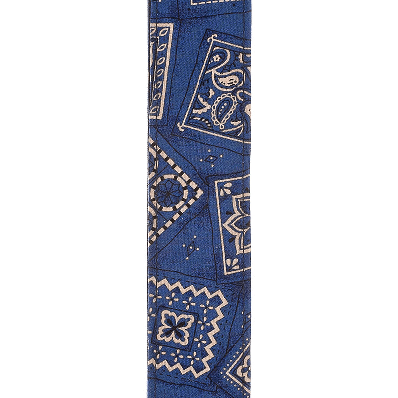 D'Addario 50G03 Guitar Strap - Blue Bandana Pattern