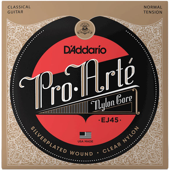 D'Addario EJ45 Silver/Clear Classical Guitar Strings