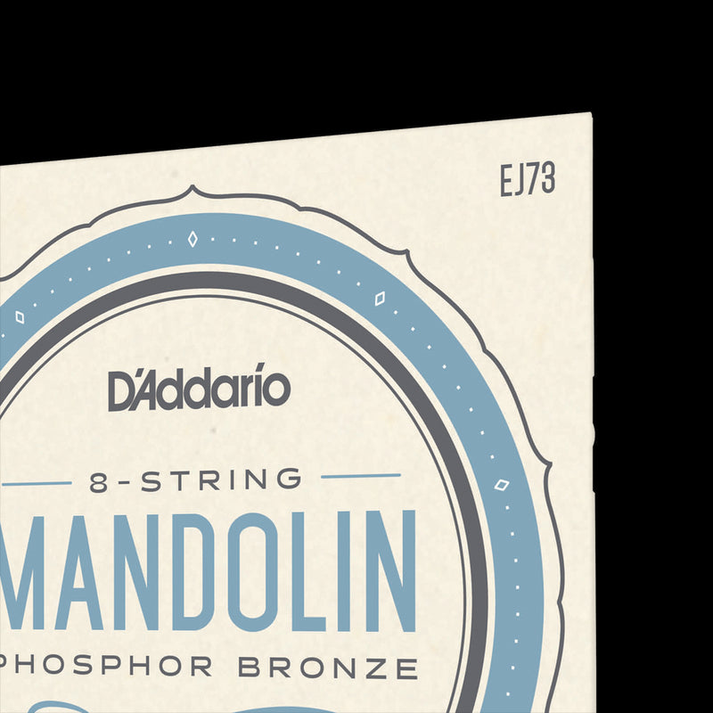 D'Addario EJ73 Mandolin Strings Set Light Phosphor Bronze  .010 - .038 (J73)
