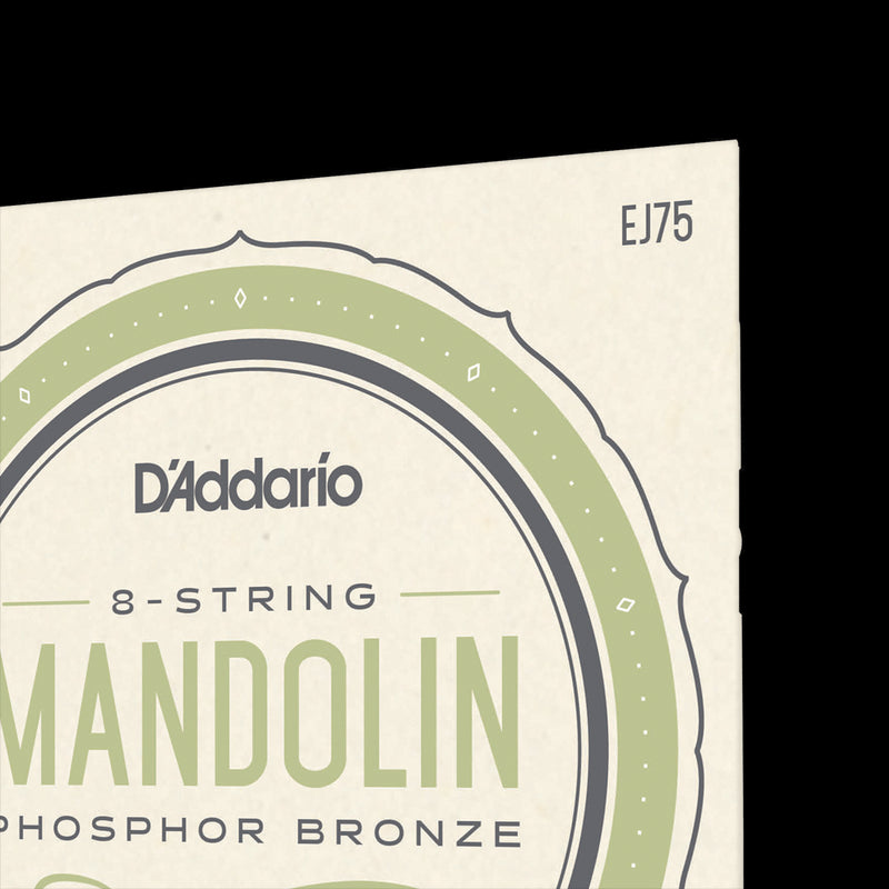 D'Addario EJ75 Mandolin Strings Set Medium-Heavy Bronze .0115 - .041 (J75)