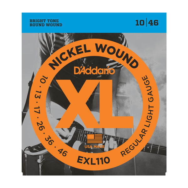 D'Addario EXL110 Electric Guitar Strings Lite 010-.046