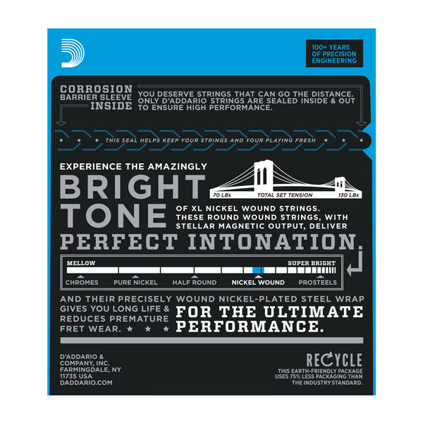 D'Addario EXL115 Electric Guitar Strings .011-.049