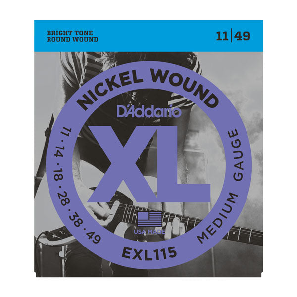 D'Addario EXL115 Electric Guitar Strings .011-.049