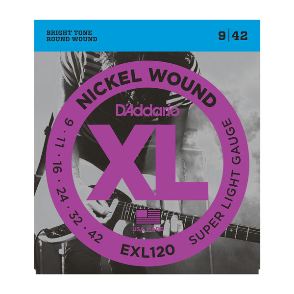 D'Addario EXL120 Guitar Strings Super Light .009-.042