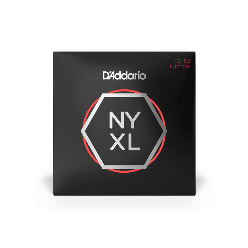 D'Addario NYXL1052 Nickel Wound Electric Guitar Strings, Light Top / Heavy Bottom, 10-52