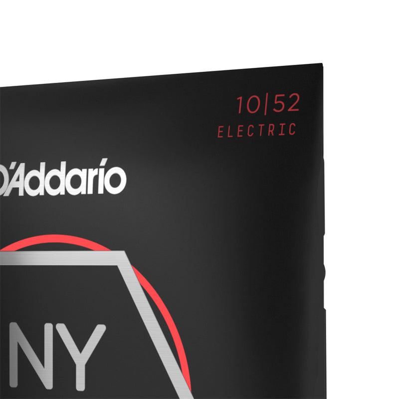 D'Addario NYXL1052 Nickel Wound Electric Guitar Strings, Light Top / Heavy Bottom, 10-52
