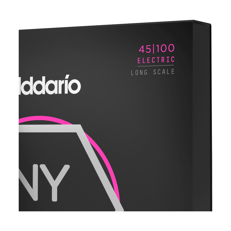 D'Addario NYXL45100 Nickel Wound Bass Guitar Strings, Regular Light, 45-100, Long Scale