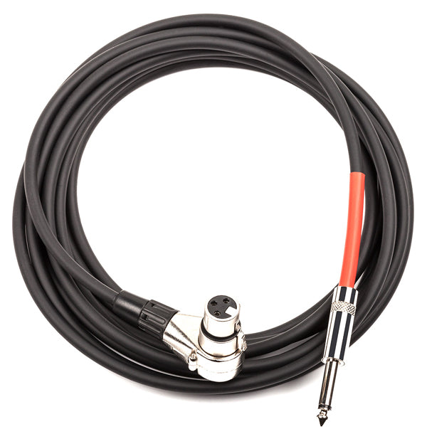 ddrum Right Angle XLR to 1/4 Trigger Cable (6999-RA)