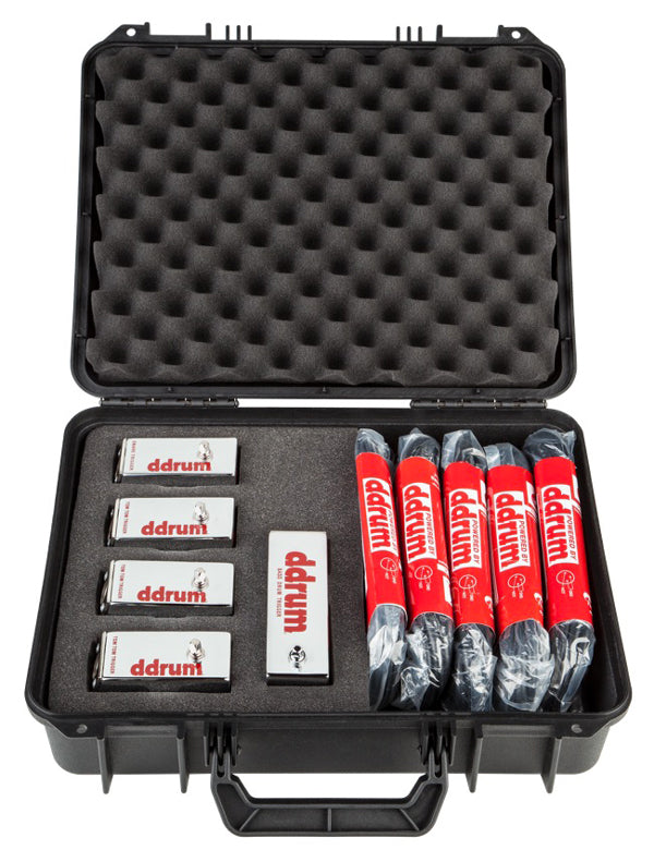 ddrum Chrome Elite Trigger Tour Pack Bundle w/Case & Cables