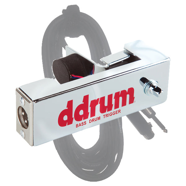 ddrum Chrome Elite Acoustic Drum Trigger Bass/Kick Drum with Cable