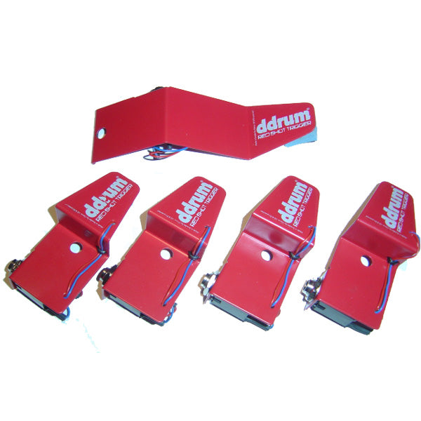 ddrum RSKIT 5-Piece Red Shot Acoustic Drum Trigger Set - Used