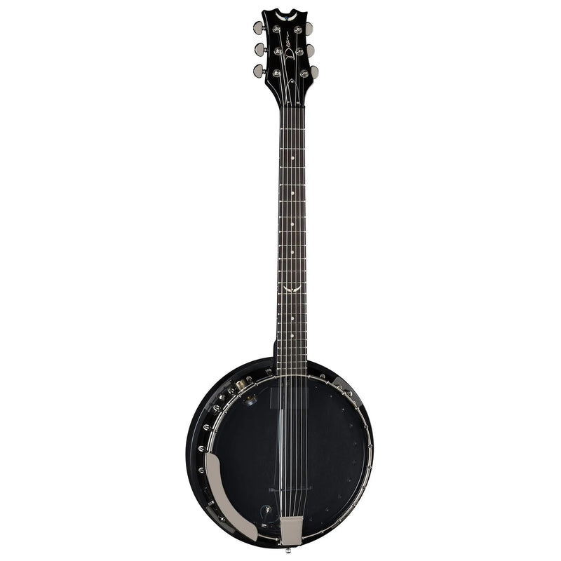 Dean Backwoods 6 Six-String Banjo with Pickup, Black Chrome - Used