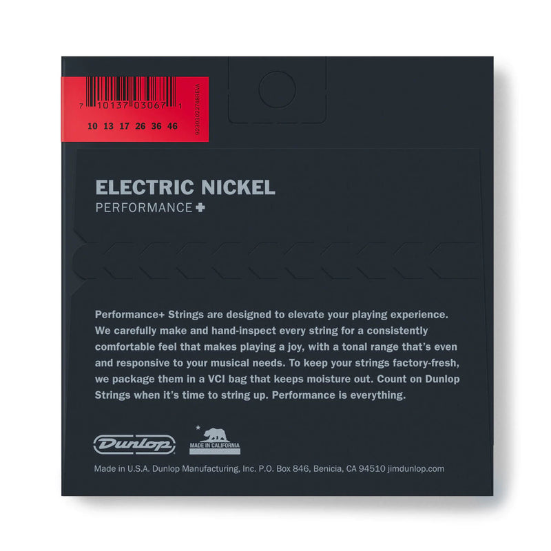 Dunlop DEN1046 Nickel Electric Guitar Strings Set 10-46