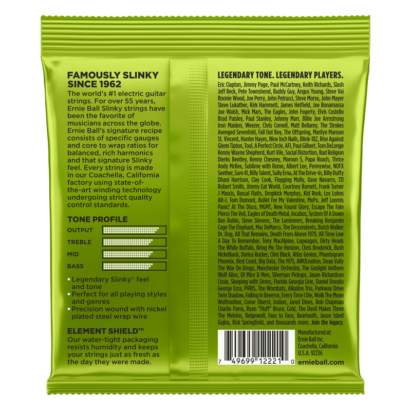 Ernie Ball Regular Slinky Nickel Wound Electric Guitar Strings 10-46