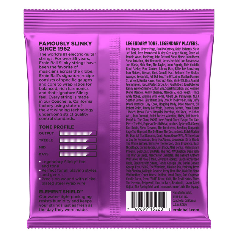 Ernie Ball Power Slinky Nickel Wound Electric Guitar Strings 3 Pack 11-48