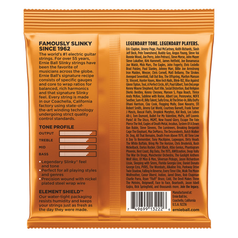Ernie Ball Hybrid Slinky Nickel Wound Electric Guitar Strings 3 Pack 9-46