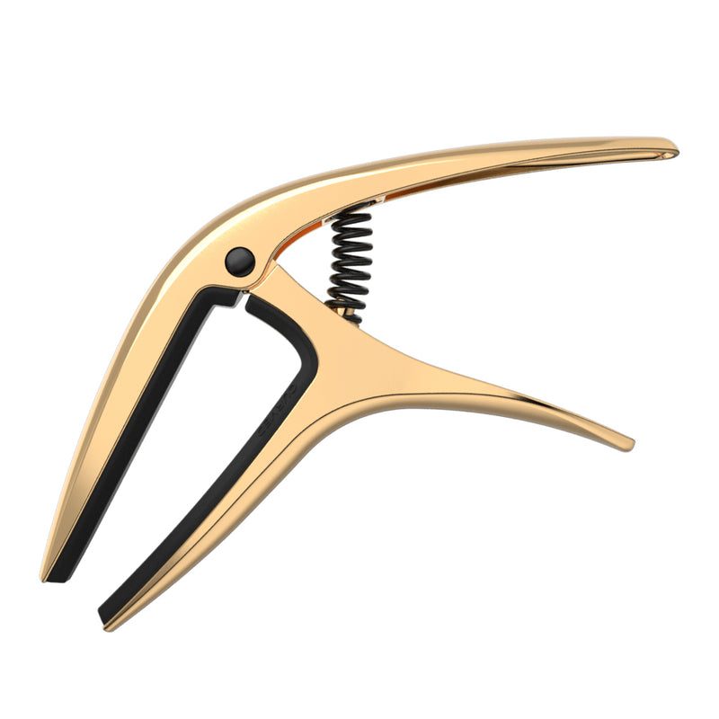 Ernie Ball Axis Ergonomic One-Handed Guitar Capo - Gold