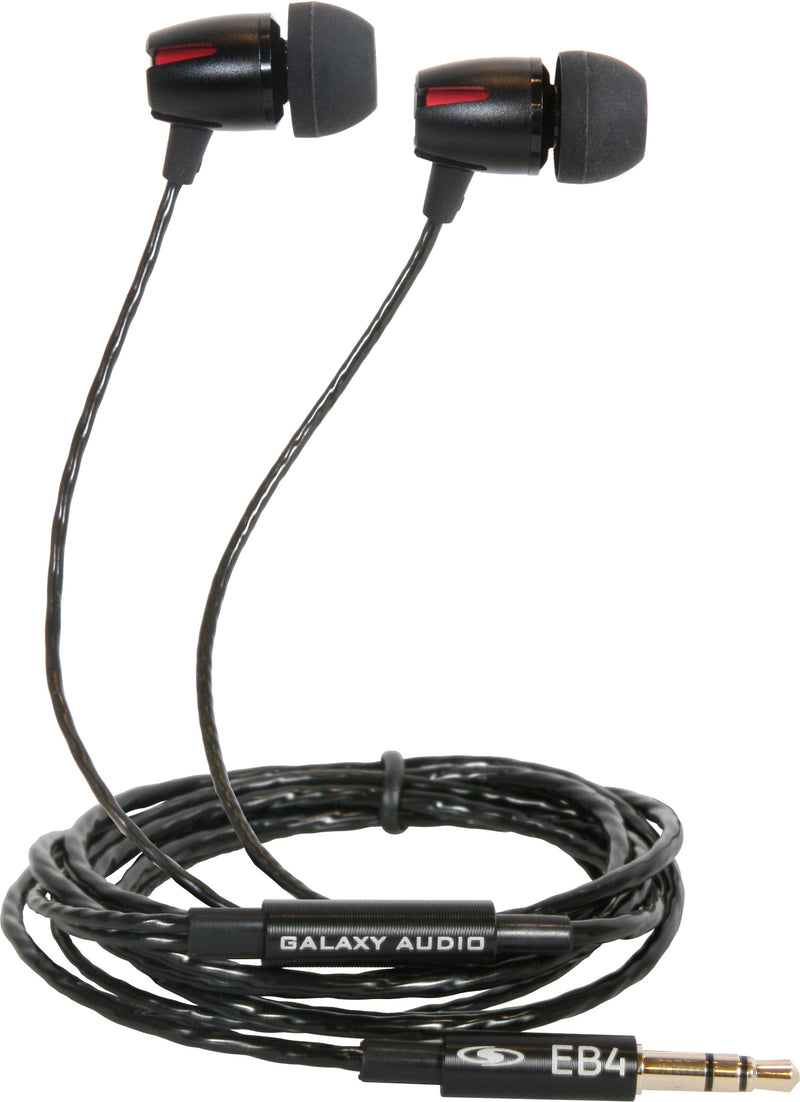 Galaxy Audio EB-4 In-Ear Monitor Earbuds