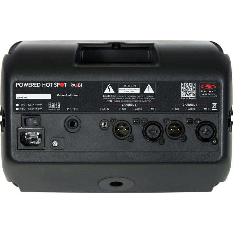 Galaxy Audio PA6BT Powered 170 Watt Hot Spot Monitor with Bluetooth