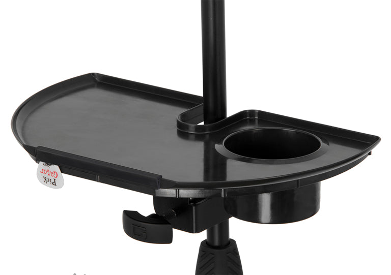 Frameworks Mic Stand Drink Holder Accessory Tray w/Guitar Pick Holder