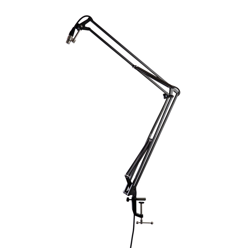 Gator Frameworks Desktop Broadcast/Podcast Boom Microphone Stand