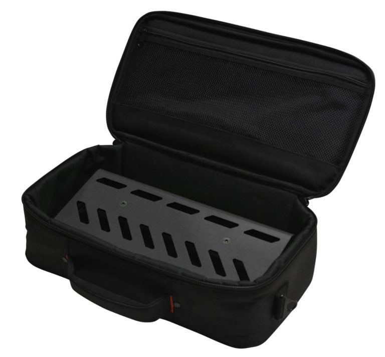 Gator Cases GPB-LAK-1 Small Alluminum Pedal Board w/Carry Bag - Black