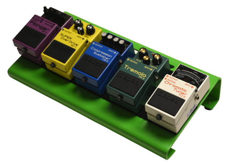 Gator Cases GPB-LAK-GR Small Alluminum Pedal Board w/Carry Bag - Green