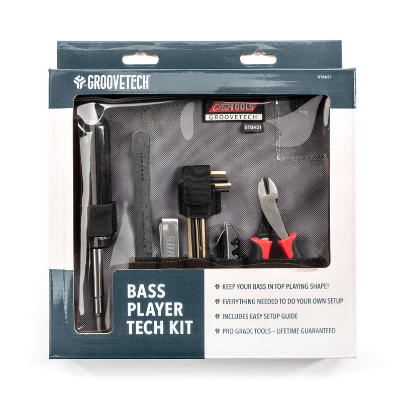 Groovetech GTBAS1 Bass Guitar Player Tech Tools Kit