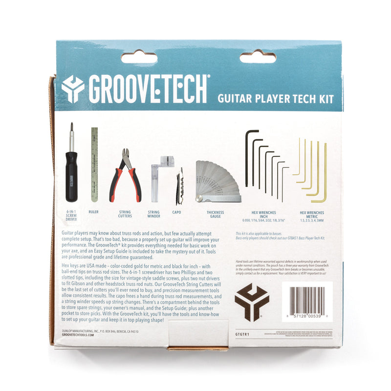 Groovetech GTGR1 Guitar Player Tech Tools Kit
