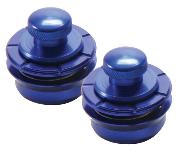 Hennessey NSL7300BL Metallics Series Strap Locks, Blue