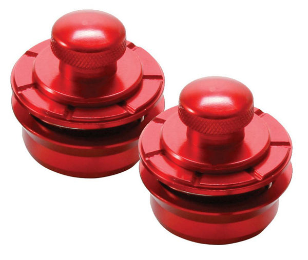 Hennessey NSL7300R Metallics Series Strap Locks, Red