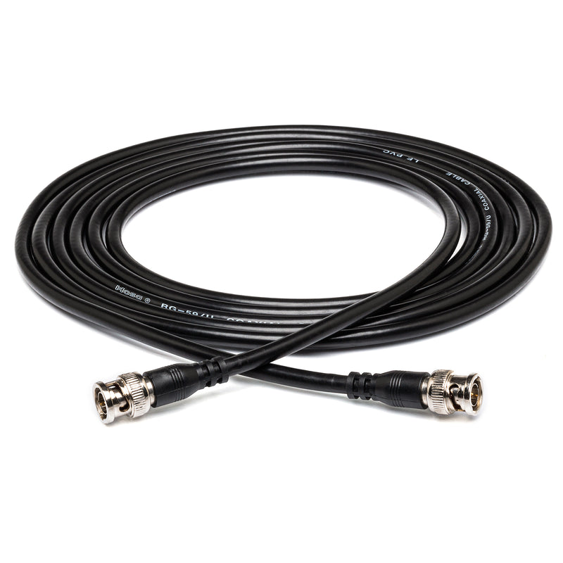 Hosa BNC-59-115 75 ohm Word Clock Cable 15'