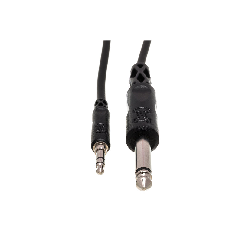 Hosa CMP-105 Mono Audio Cable, 3.5 mm TRS to 1/4 in TS - 5 ft