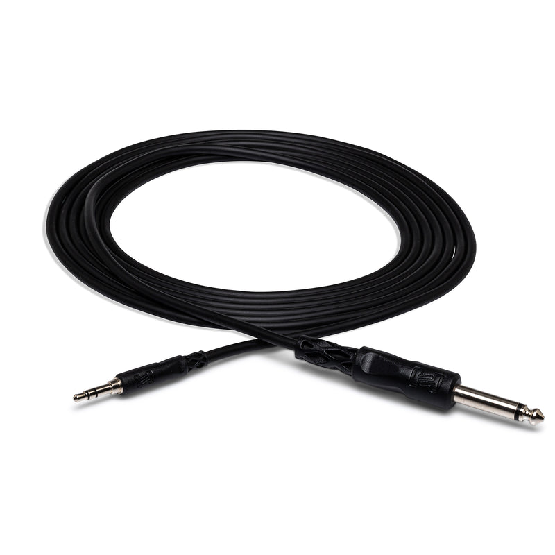 Hosa CMP-105 Mono Audio Cable, 3.5 mm TRS to 1/4 in TS - 5 ft