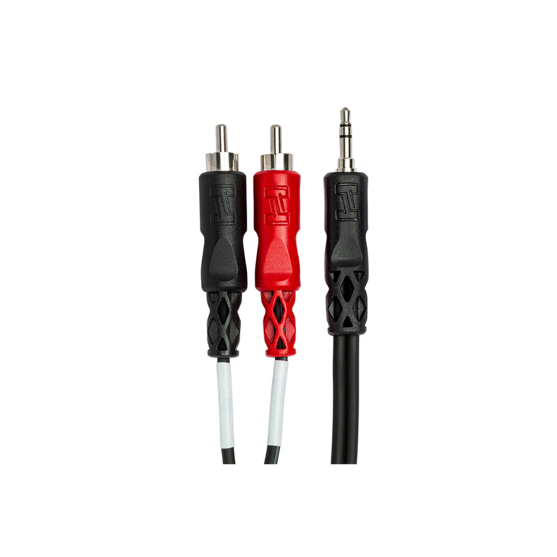 Hosa CMR-206 3.5mm (1/8 Inch) - RCA X 2, 6 ft. Cable