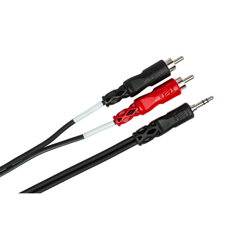Hosa CMR-206 3.5mm (1/8 Inch) - RCA X 2, 6 ft. Cable