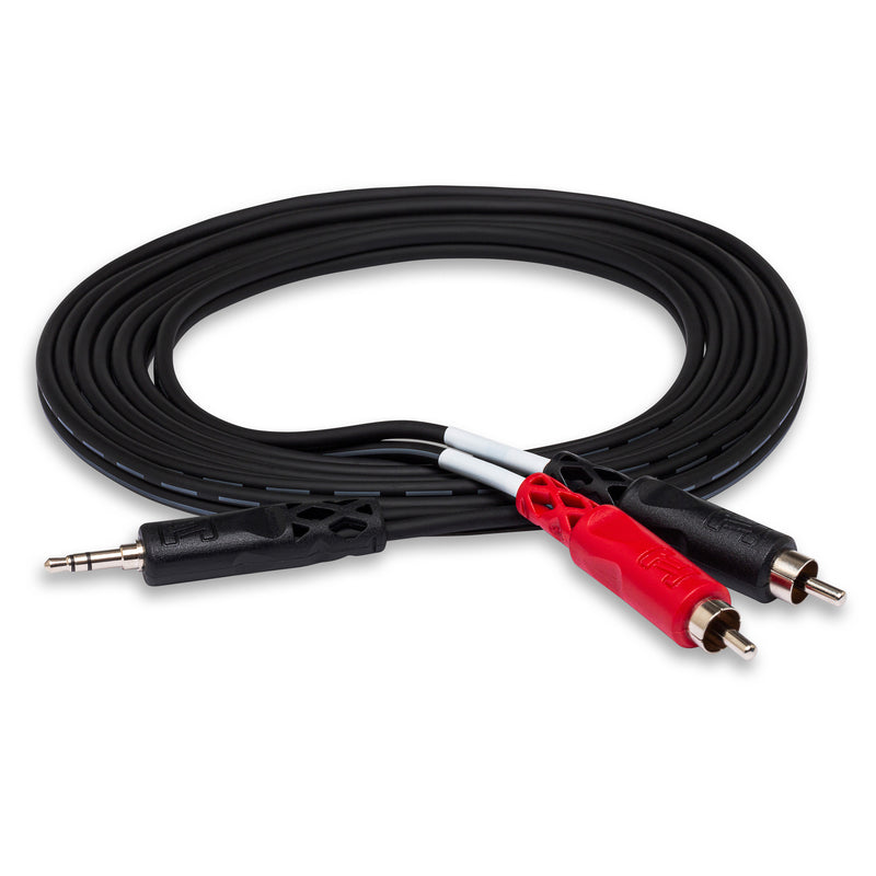 Hosa CMR-206 3.5mm (1/8 Inch) - RCA X 2, 6 ft. Cable