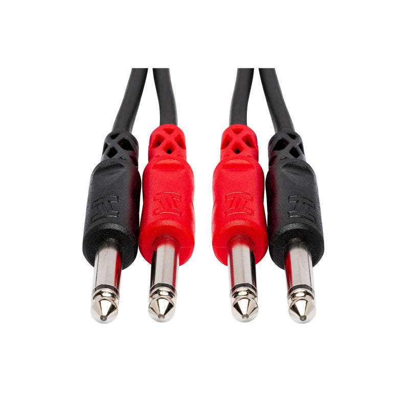 Hosa CPP-203 Dual 1/4 Inch to 1/4 Inch Cable 3m