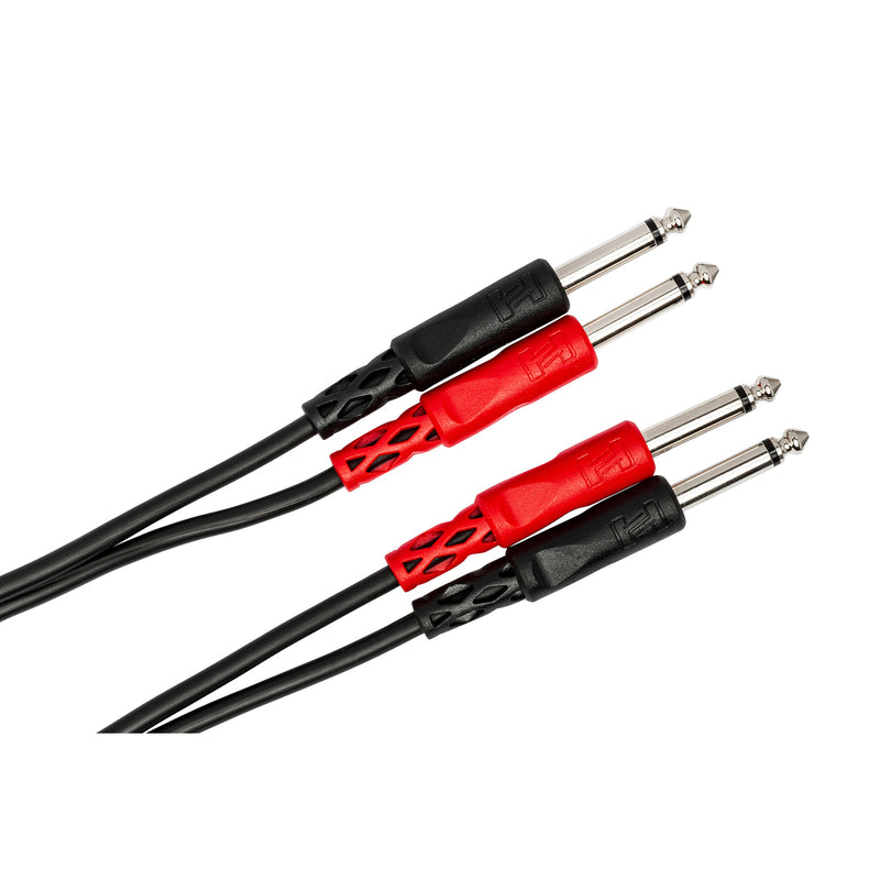 Hosa CPP-203 Dual 1/4 Inch to 1/4 Inch Cable 3m