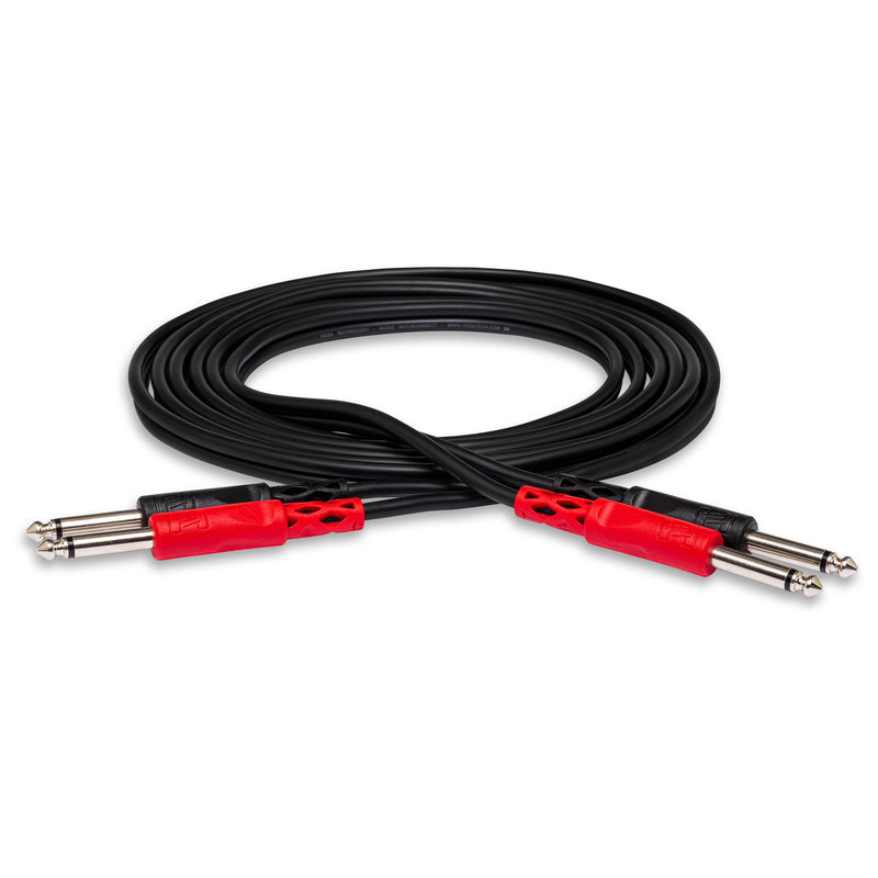 Hosa CPP-203 Dual 1/4 Inch to 1/4 Inch Cable 3m